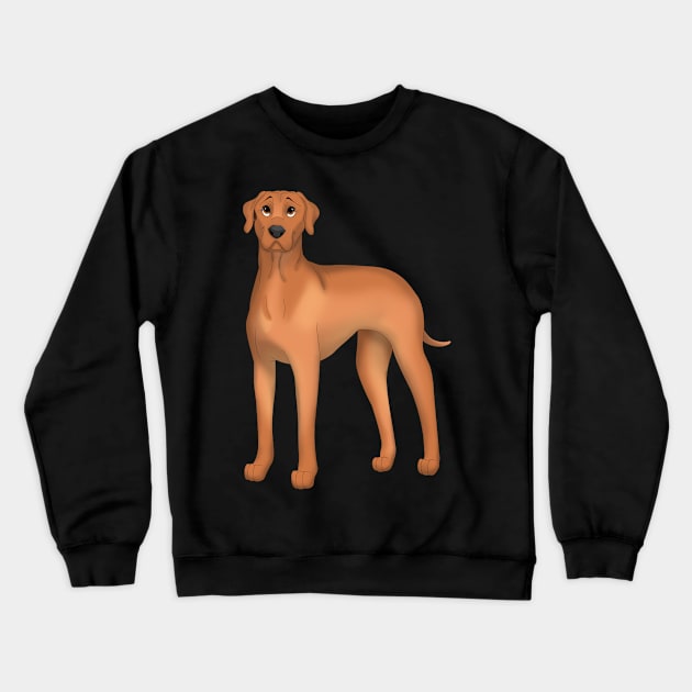 Rhodesian Ridgeback Dog Crewneck Sweatshirt by millersye